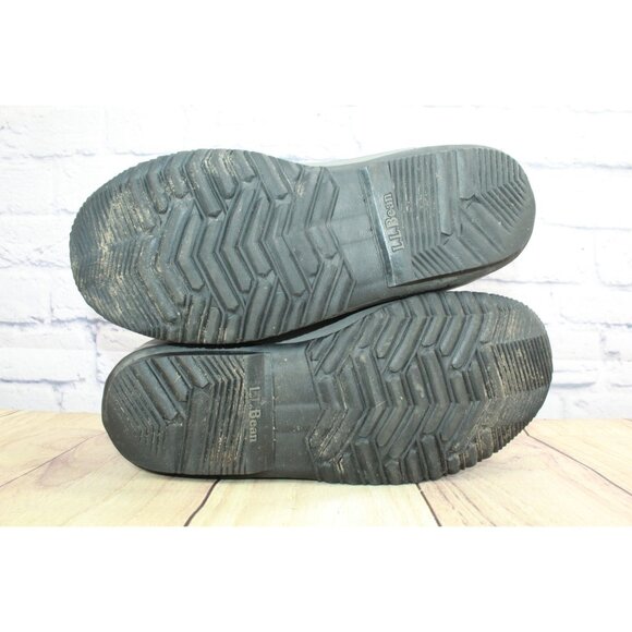 LL Bean Insulated Ultra Warm Snow Duck Boots Ripstop Navy Size 11 M - Picture 7 of 9
